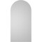 Ekena Millwork Round Top Surface Mount PVC Gable Vent w/ 2"W x 2"P Brickmould Sill Frame, 14"W x 28"H GVPRT14X2803SN - alternate 5